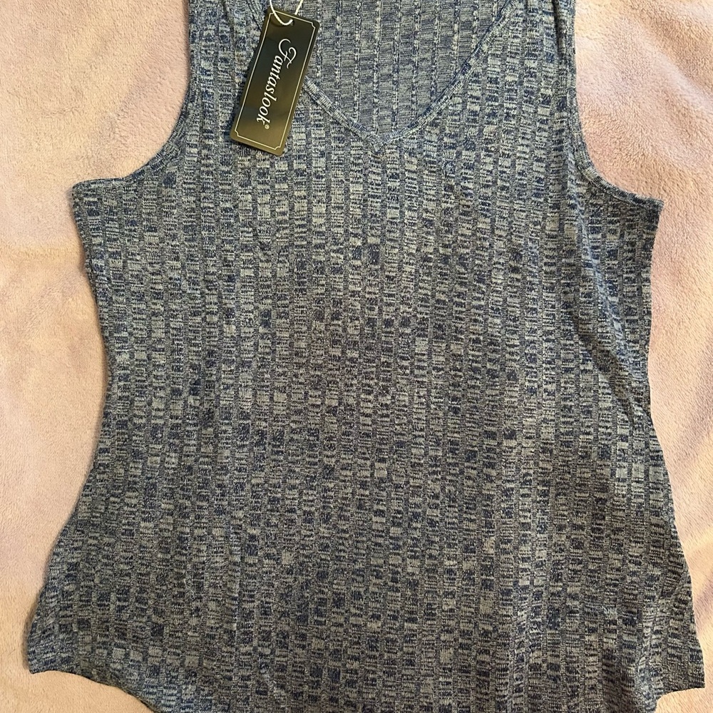 Women's Blue Pajama Set - Picture 2 of 6
